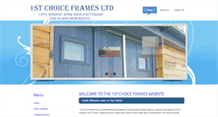 Desktop Screenshot of 1stchoiceframes.com